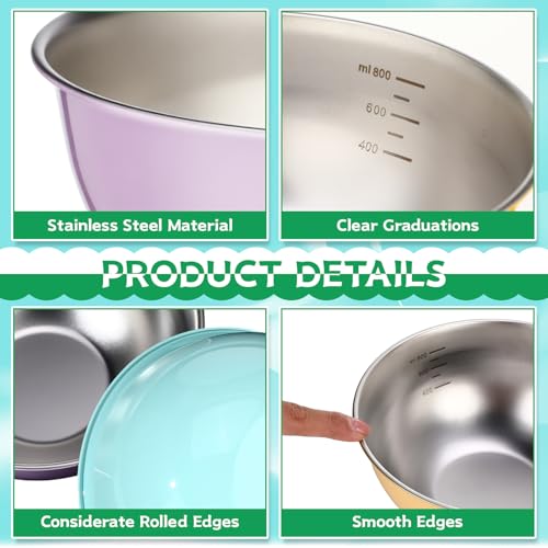 30% Off 10-Piece Stainless Steel Mixing Bowl Set - Image 3