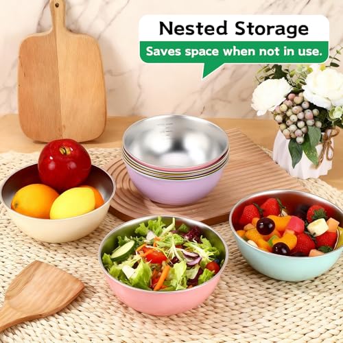 30% Off 10-Piece Stainless Steel Mixing Bowl Set - Image 4