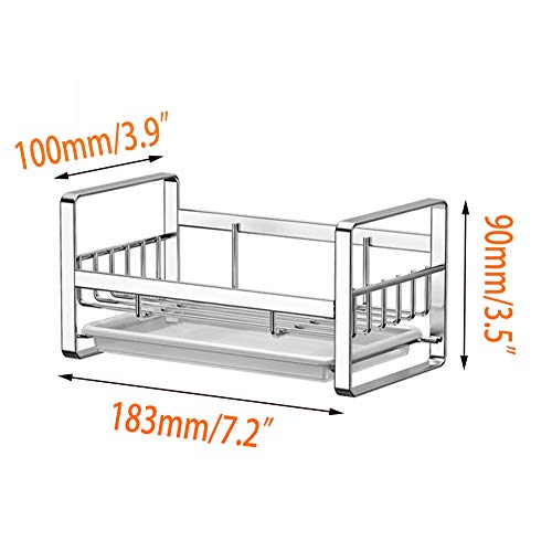 50% Off 2-Pack Kitchen Sponge Holders, Stainless Steel - Image 2