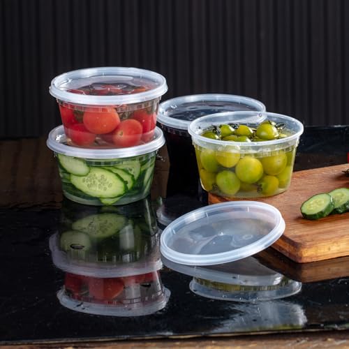 50% Off 48-Pack 8oz Mini Storage Containers with Lids - Image 2