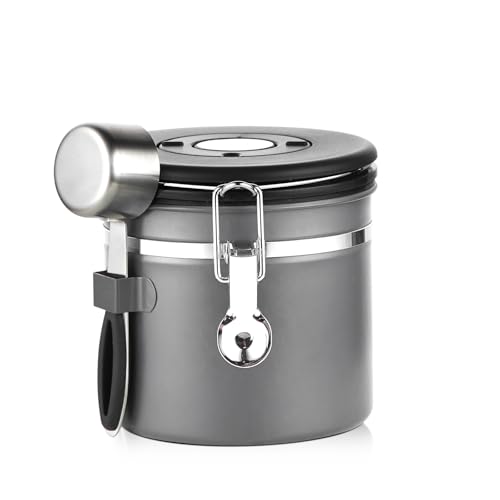 50% Off Stainless Steel Coffee Canister with Date Tracker - Image 1