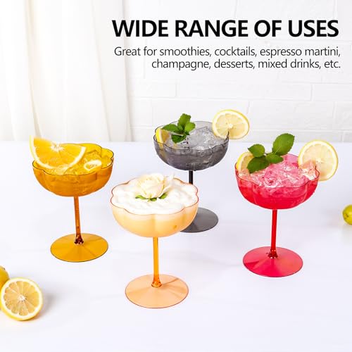 50% Off Ciaell 12 Plastic Martini Glasses - 10 oz - Image 4