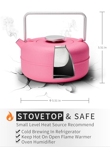 50% Off Toptier Cast Iron Teapot with Removable Infuser - Image 3