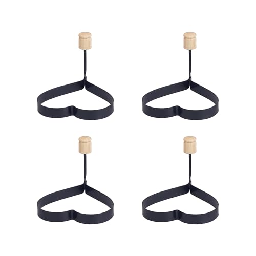 43% Off HIC Kitchen Heart-Shaped Nonstick Egg Rings - Image 1