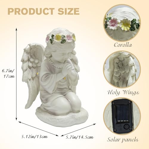 50% Off Solar Angel Garden Statue with LED Lights - Image 3