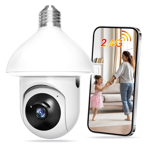 PHANSATIM Bulb Camera $10 Off with 1080P Color Night Vision - Image 1