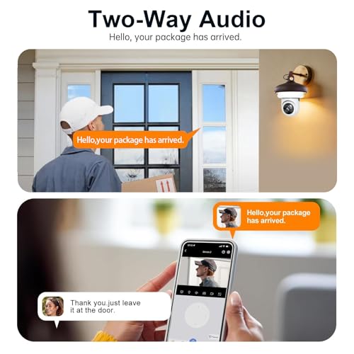 PHANSATIM Bulb Camera $10 Off with 1080P Color Night Vision - Image 4