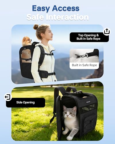 50% Off Dog Carrier Backpack with Adjustable Waist Belt - Image 3