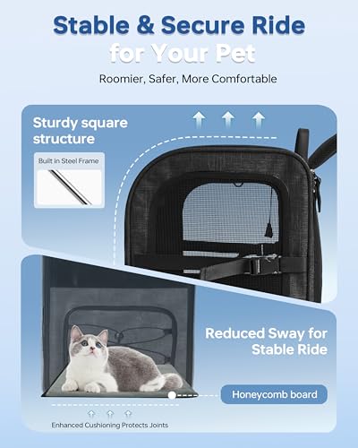 50% Off Dog Carrier Backpack with Adjustable Waist Belt - Image 5