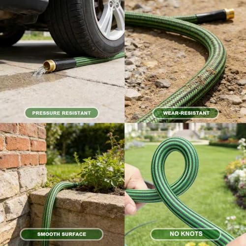 Save 53% on 50ft Triple-Layer Garden Hose with Spray Nozzle - Image 4