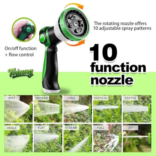Save 53% on 50ft Triple-Layer Garden Hose with Spray Nozzle - Image 6