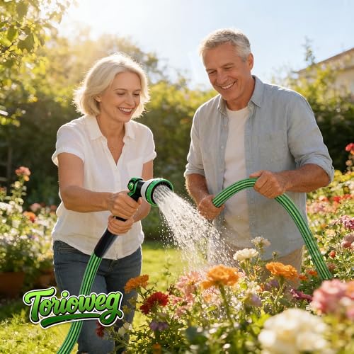 Save 53% on 50ft Triple-Layer Garden Hose with Spray Nozzle - Image 7