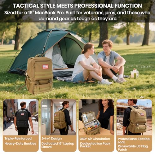 50% Off Tactical Insulated Backpack with Cooler Compartment - Image 6