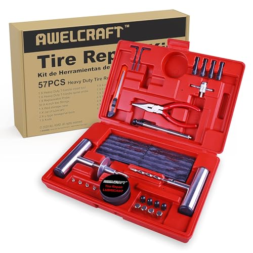 50% Off AWELCRAFT 57-Piece Tire Repair Tool Kit - Image 1