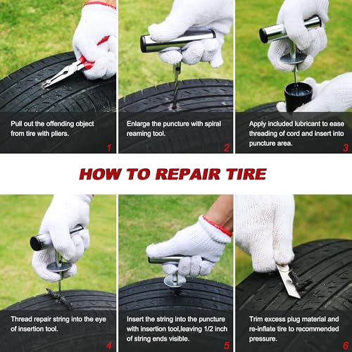 50% Off AWELCRAFT 57-Piece Tire Repair Tool Kit - Image 6