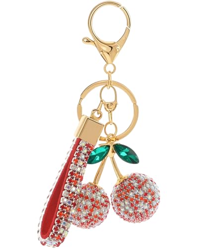 Cherry Keychain Charm - 30% Off Car Accessory Gift - Image 1