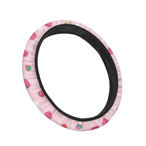 50% Off Strawberry Car Steering Wheel Cover - Soft & Breathable - Image 6