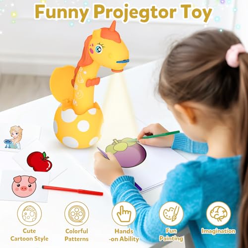 Save 50% on KETIEE Unicorn Drawing Projector for Kids - Image 3