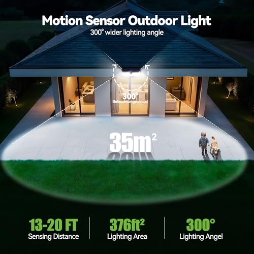 Save 30% on TECKNET 4200LM Solar Motion Lights (4-Pack) - Image 6