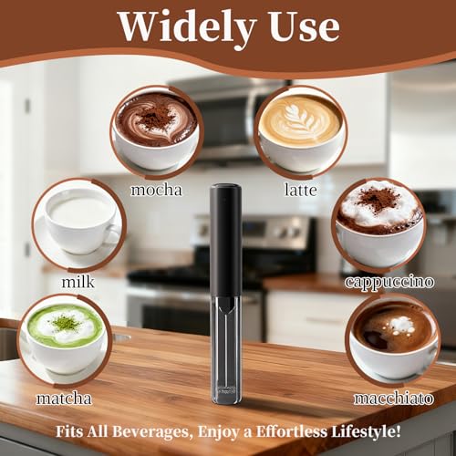 50% Off Rechargeable Electric Milk Frother for Coffee & Lattes - Image 2