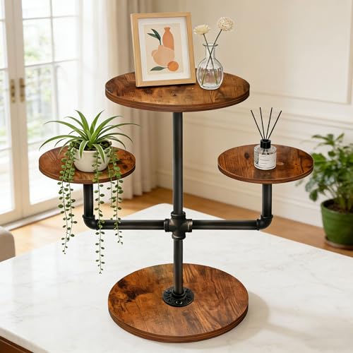 50% Off Rustic 3-Tier Wooden Cupcake Stand - Image 6