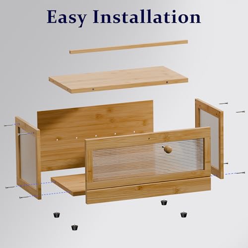 Save 40% on a Stackable Wooden 2-Tier Bread Box - Image 4