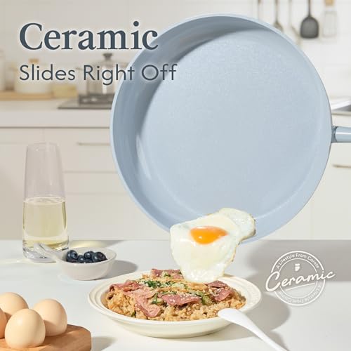 75% Off CAROTE 9-Piece Ceramic Nonstick Cookware Set - Image 3