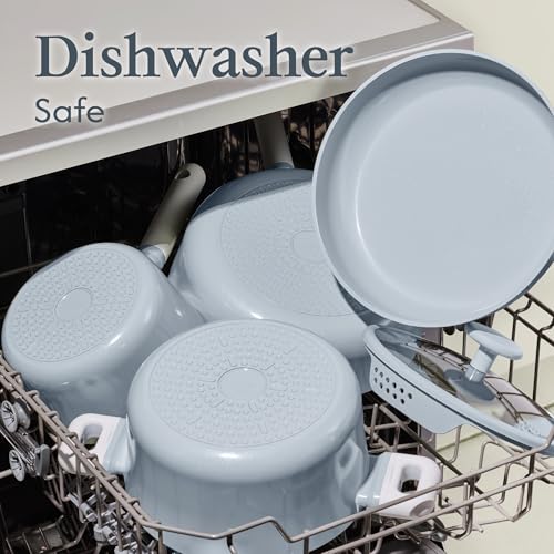 75% Off CAROTE 9-Piece Ceramic Nonstick Cookware Set - Image 6