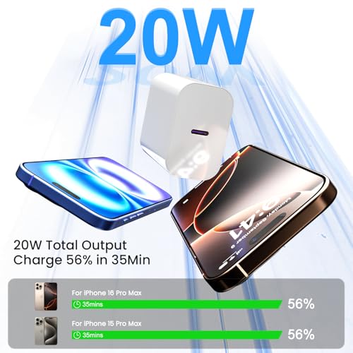 35% Off Fast Charger for iPhone 17/16/15 - 2-Pack 20W - Image 3