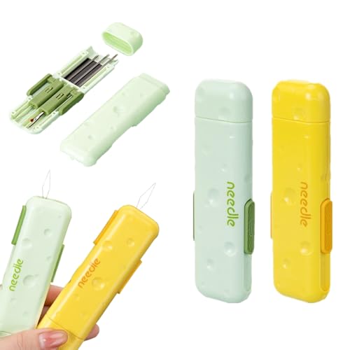 2-Pack 3-in-1 Needle Threader & Seam Ripper Set - Image 1