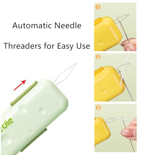 2-Pack 3-in-1 Needle Threader & Seam Ripper Set - Image 3