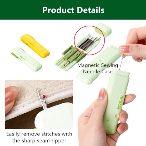 2-Pack 3-in-1 Needle Threader & Seam Ripper Set - Image 4
