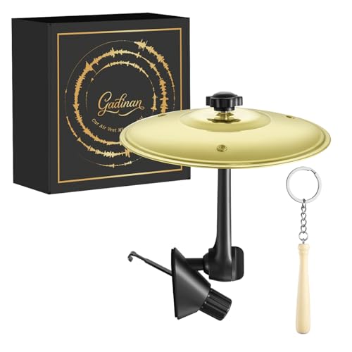 47% Off Mini Car Drum Cymbal Vent Ornament - Fun Music Gift - Image 1