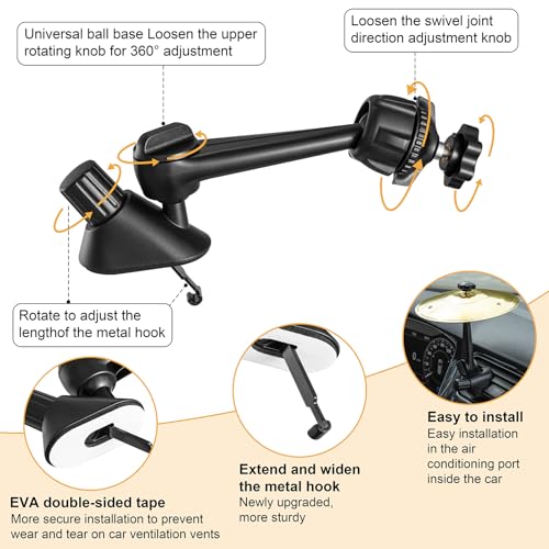 47% Off Mini Car Drum Cymbal Vent Ornament - Fun Music Gift - Image 4