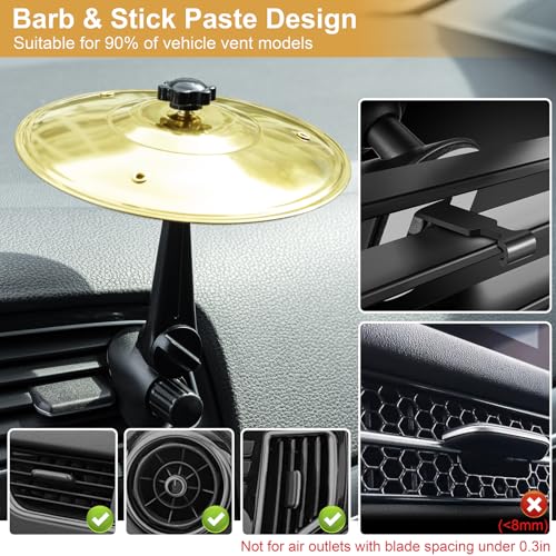 47% Off Mini Car Drum Cymbal Vent Ornament - Fun Music Gift - Image 5