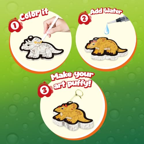 Save 50% on Richgv Magic Aqua Puffs 3D Dinosaur Art Kit - Image 2