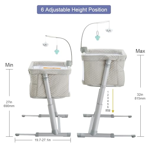 Save 50% on RONBEI Portable Bedside Baby Bassinet - Image 3