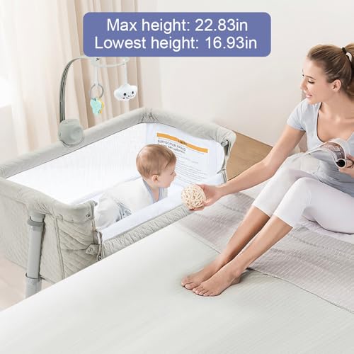 Save 50% on RONBEI Portable Bedside Baby Bassinet - Image 4