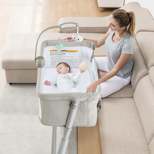 Save 50% on RONBEI Portable Bedside Baby Bassinet - Image 5