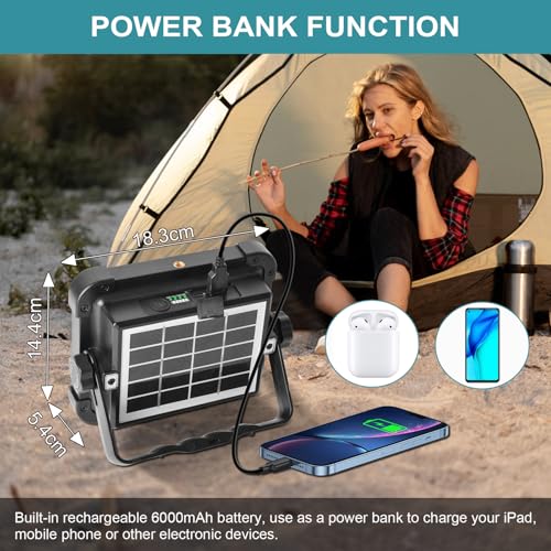ERAY Solar LED Work Light with USB - 50% Off Deal - Image 4