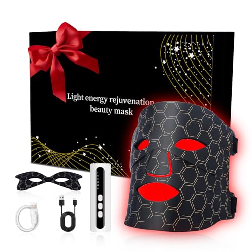 Red Light Therapy Mask with 180 LEDs for Facial Rejuvenation - Image 1
