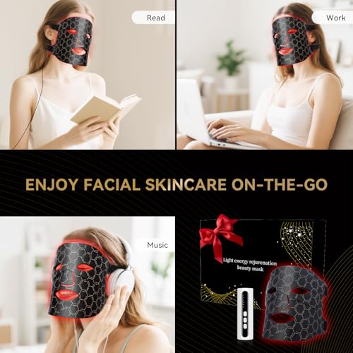 Red Light Therapy Mask with 180 LEDs for Facial Rejuvenation - Image 6