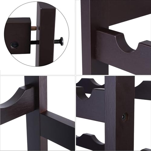 50% Off 24-Bottle Bamboo Wine Rack with Table Top - Image 7