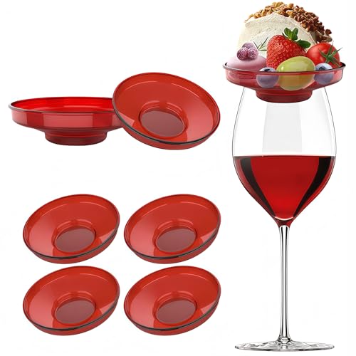 50% Off 4-Piece Wine Glass Charcuterie Topper Set