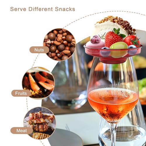 50% Off 4-Piece Wine Glass Charcuterie Topper Set - Image 3