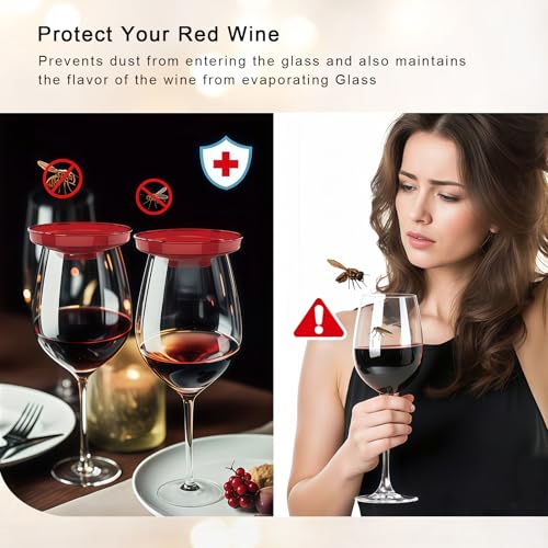 50% Off 4-Piece Wine Glass Charcuterie Topper Set - Image 5