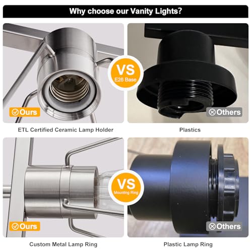 50% Off FonmYim Farmhouse Bathroom Vanity Light Fixture - Image 5