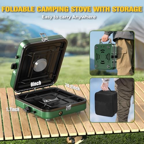 50% Off 2-Burner Propane Camping Stove with 20,000 BTU - Image 2