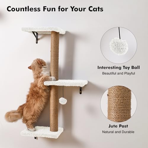 Save 40% on ZLAFM 5-in-1 Cat Wall Shelves & Climbing Furniture - Image 6