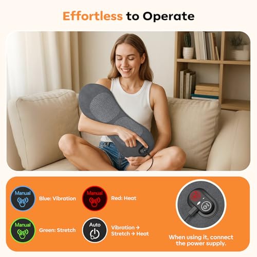 Save 27% on 3-in-1 Back Massager Pillow with Heat & Vibration - Image 4
